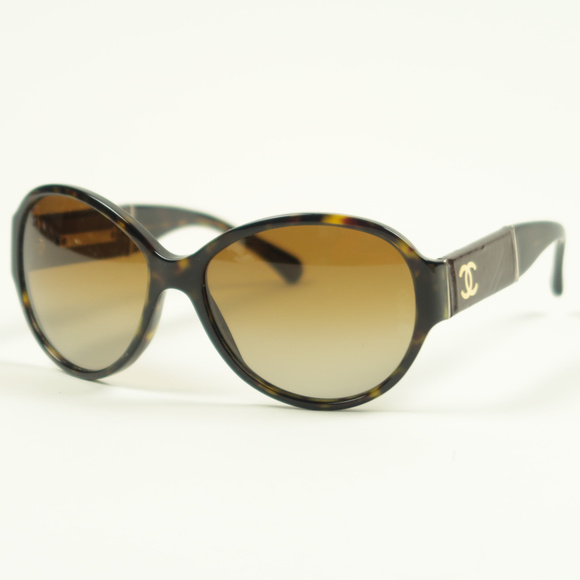 CHANEL Accessories - Chanel 5229Q Tortoise CC Logo Sunglasses